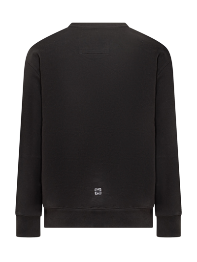 Shop Givenchy Sweatshirt With Logo In Black