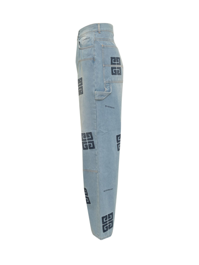 Shop Givenchy G4 Jeans In Light Blue