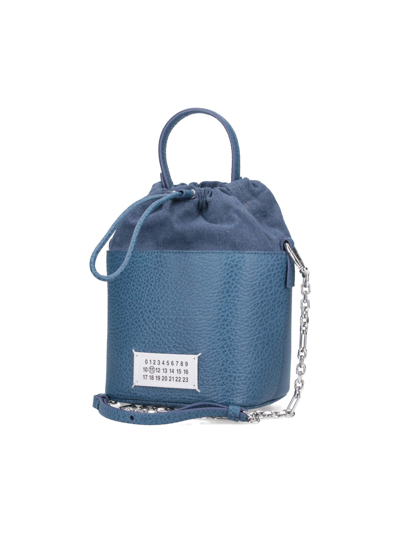 Shop Maison Margiela Tote In Blue