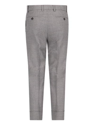 Shop Incotex Pants In Grey