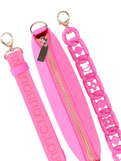 Shop Christian Louboutin Shoulder Bag In Pink