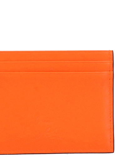 Shop Christian Louboutin Wallet In Orange