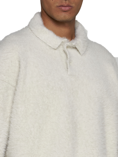 Shop Jacquemus Sweater In Off White