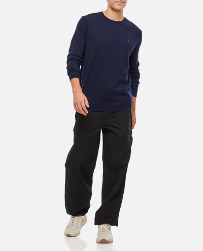 Shop Polo Ralph Lauren Ls Sf Cn Pp-long Sleeve Pullover In Blue