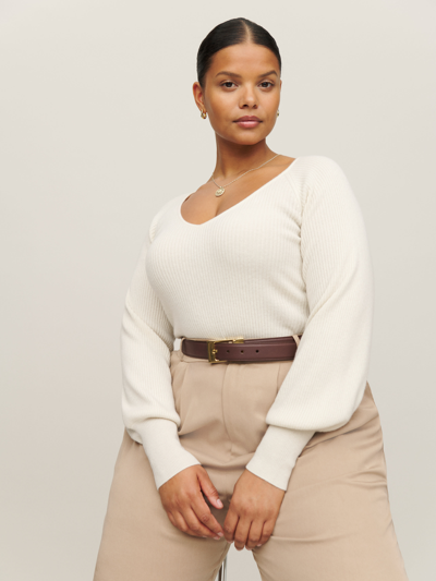 Reformation Hart Cashmere Jumper Es In Gossamer | ModeSens