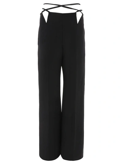 Shop Dion Lee "v-wire" Trousers In Black