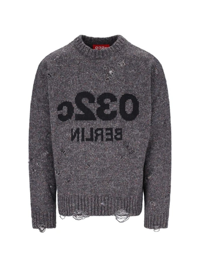 Shop 032c Sweaters In Grey