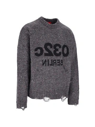 Shop 032c Sweaters In Grey