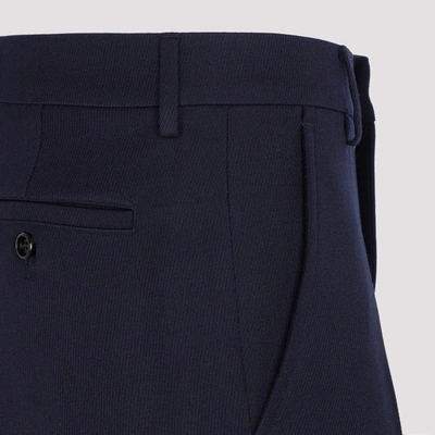 Shop Ami Alexandre Mattiussi Flare Fit Trousers Pants In Blue