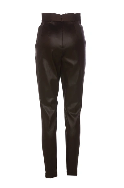 Shop Dolce & Gabbana Trousers In Brown