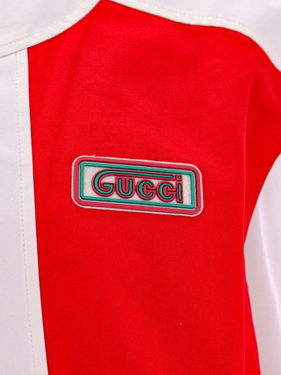 Shop Gucci Jacket In Red