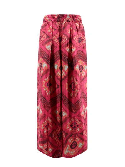 Ulla Johnson Constellation Print Silk Trouser In Multicolor