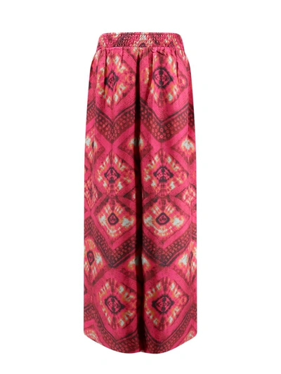 Ulla Johnson Constellation Print Silk Trouser In Multicolor