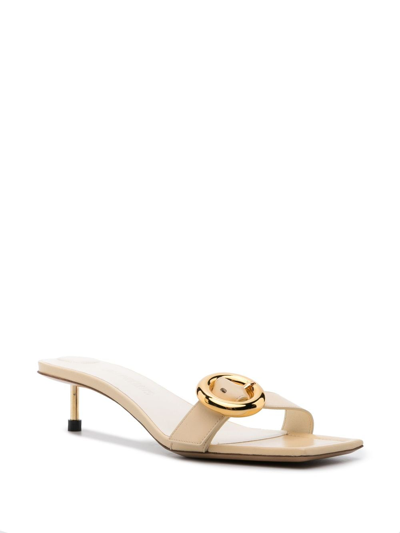 Shop Jacquemus Les Sandales Regalo Basse Sandals In Yellow