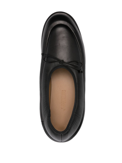 Shop Jacquemus Les Chaussures Pilou Loafers In Black
