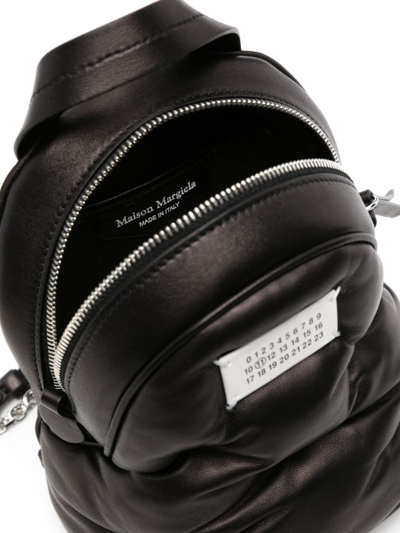 Shop Maison Margiela Glam Slam Numbers-motif Backpack In Black