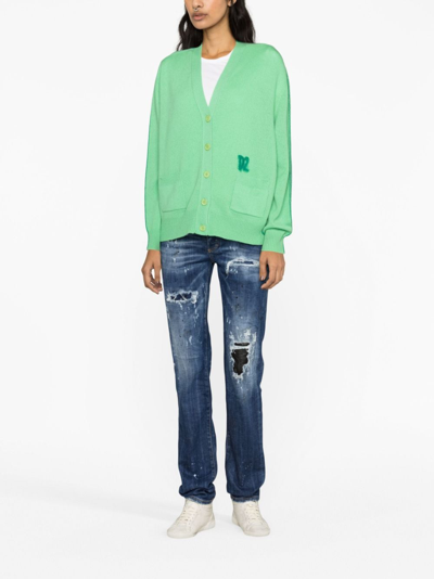 Dsquared2 Mid-rise Distressed Jeans In Blue