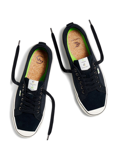 Cariuma Oca Panelled Suede Sneakers In Black