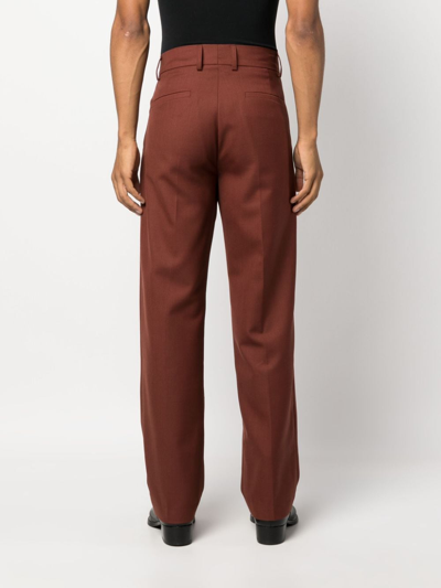 Shop Séfr Mike Suit Tailored Trousers In Red