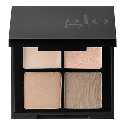 Shop Glo Skin Beauty Brow Quad - Taupe 0.14 oz