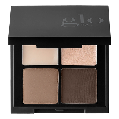 Shop Glo Skin Beauty Brow Quad - Brown 0.14 oz