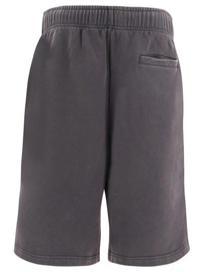 Shop Ambush "gardenia Logo" Shorts In Grey