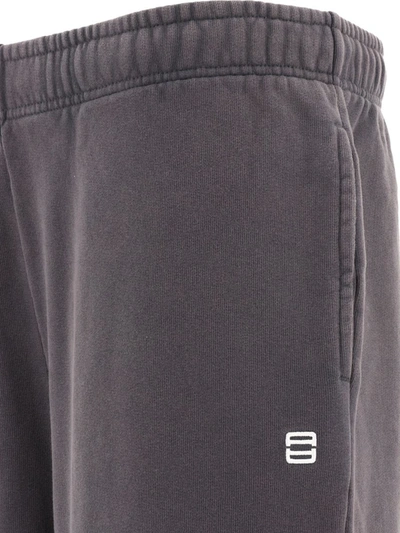 Shop Ambush "gardenia Logo" Shorts In Grey