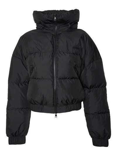 Msgm Ripstop Nylon Cropped Down Jacket