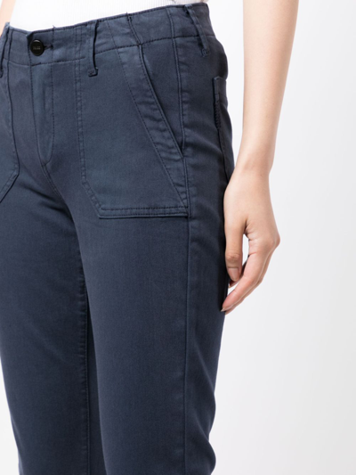 Paige Leenah High-rise Wide-leg Jeans In Blue