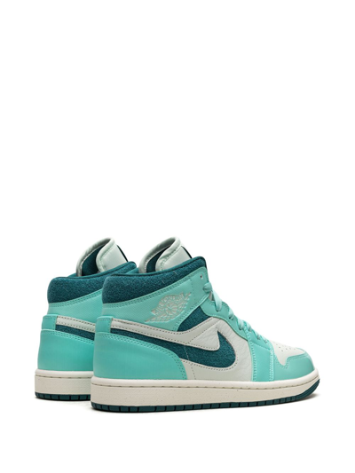 "AIR JORDAN 1 MID SE ""BLEACHED TURQUOISE"" 运动鞋"