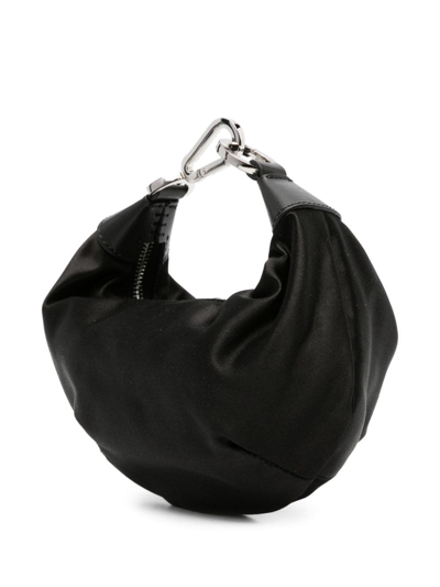 Shop Palm Angels Palm-appliqué Satin Tote Bag In Black