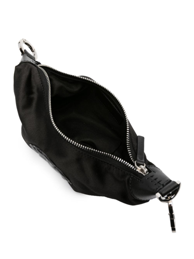 Palm Angels Palm-appliqué Satin Tote Bag In Black