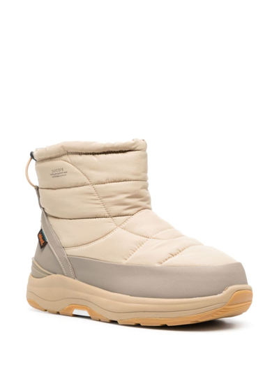 Shop Suicoke Eva Padded Boots In Neutrals