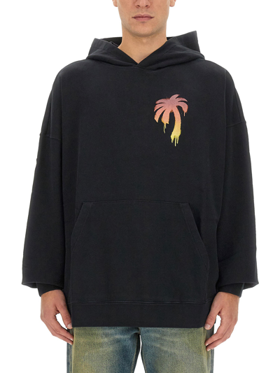 Shop Palm Angels I Love Pa Sweatshirt In Multicolour