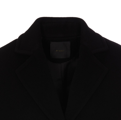 Shop Pinko Ecommerce Coat In Black
