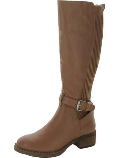 Shop Gentle Souls By Kenneth Cole Best Chelsea Moto Womens Leather Tall Knee-high Boots In Green