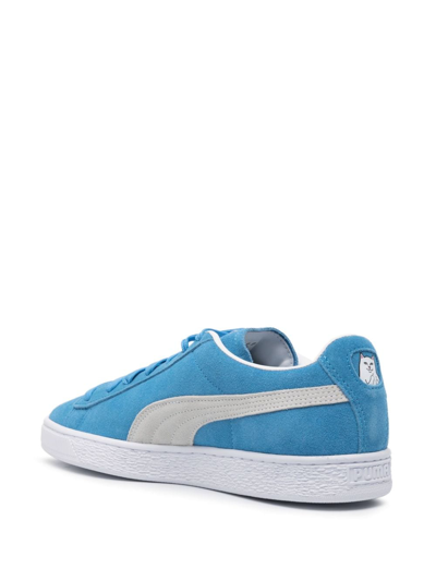 Shop Puma X Ripndip Suede Sneakers In Blau