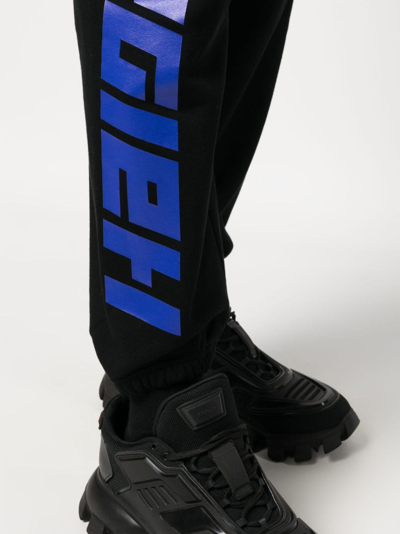 Haider Ackermann X Fila Logo-print Track Pants In Schwarz