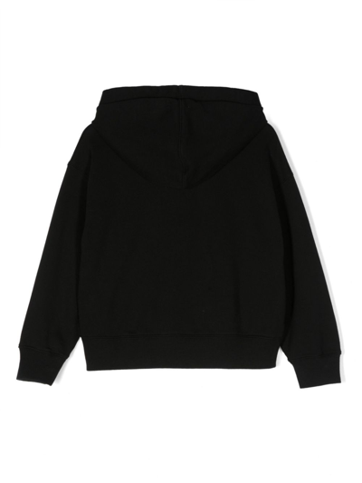 Palm Angels Kill The Bear Cotton Hoodie In Schwarz