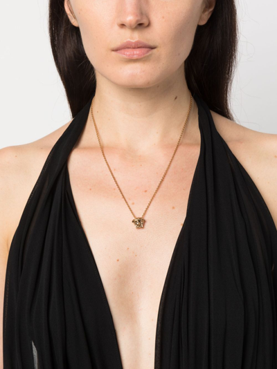 Versace Medusa Head Cable-link Necklace In Gold