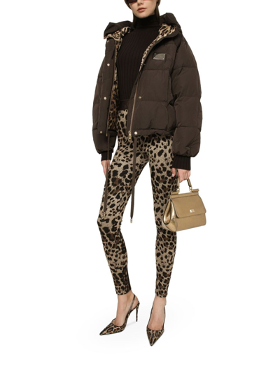Dolce & Gabbana Sicily Metallic Leather Tote Bag In Gold