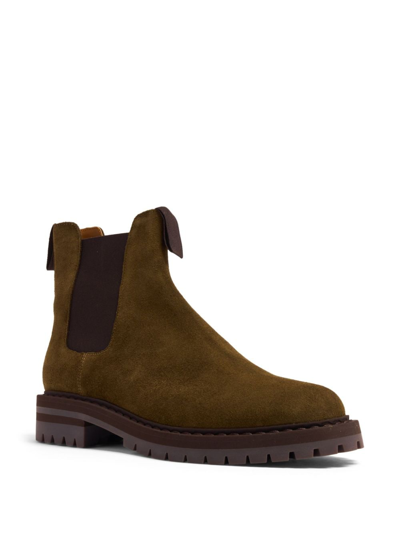 Shop Common Projects Suede Chelsea Boots In Braun