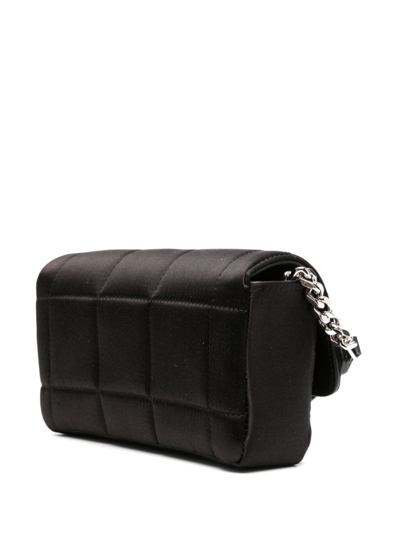 Shop Dsquared2 D2 Statement Quilted Clutch Bag In Schwarz