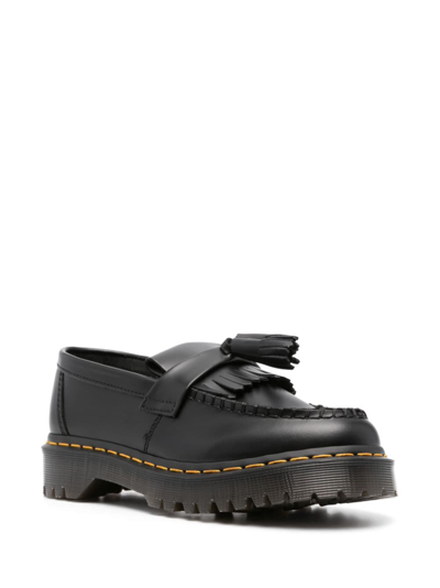 Shop Dr. Martens' Adrian Bex Leather Loafers In Schwarz