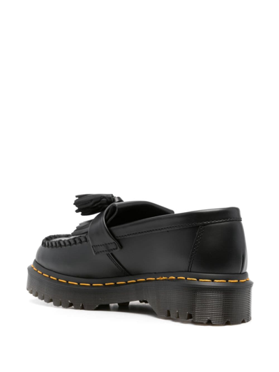 Shop Dr. Martens' Adrian Bex Leather Loafers In Schwarz