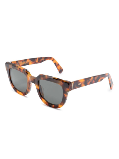 Shop Retrosuperfuture Serio Square-frame Sunglasses In Braun