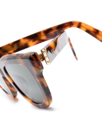 Shop Retrosuperfuture Serio Square-frame Sunglasses In Braun