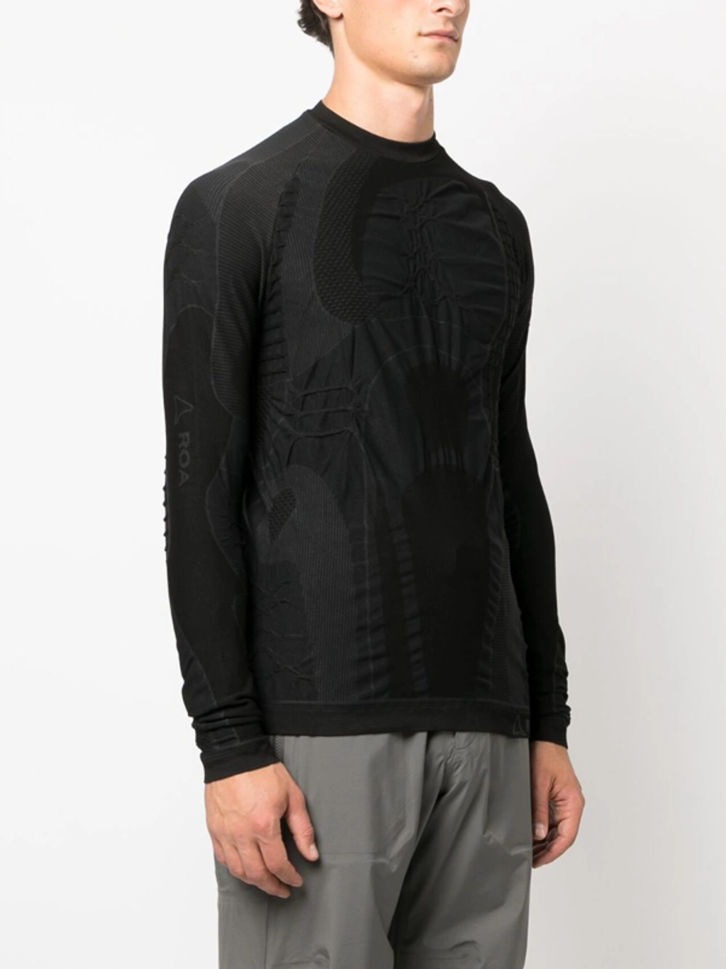 Roa Roundneck 3d Knit In Gry0008 | ModeSens Roa Roundneck 3d Knit In Gry0008 | ModeSens
