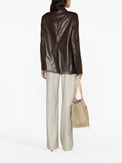 Nanushka Hadasa Jacket In Brown