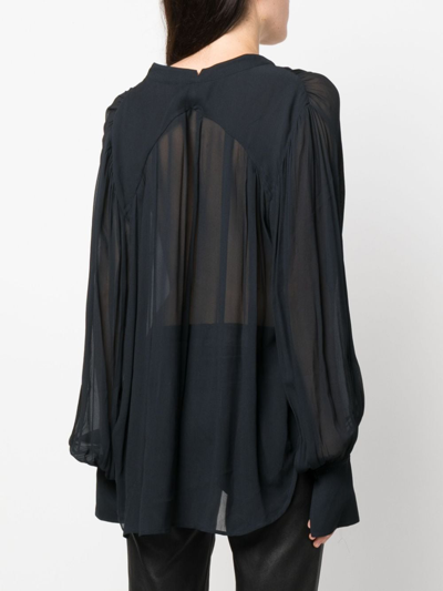 Rag & Bone Leichte Bluse In Blue